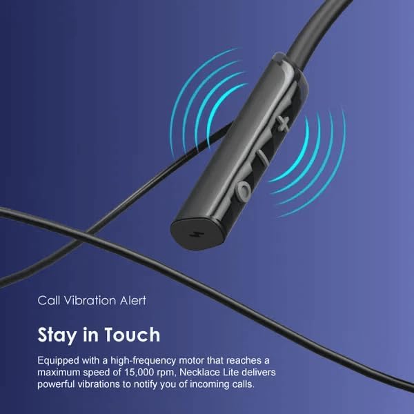 41FlwgtfDsL._AC_ سماعة اذن لاسلكية مزدوجة لايت OEB-311 بتصميم طوق حول الرقبة بصوت جهوري عميق ووقت تشغيل 50 ساعة وشحن واستجابة في اسرع وقت ممكن ، تقنية اي ان سي، طوق رقبة مريح ومقاومة للعرق من اورايمو