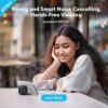 سماعات أذن لاسلكية R50i NC انكر بمكبرات صوت داخلية 10 ملم صوت باس كبير بلوتوث 5.3 تشغيل 45 ساعة مقاومة للماء IP54 مكالمات واضحة بالذكاء الاصطناعي مع 4 ميكروفونات 22 إعداد موالف من ساوند كور، أسود